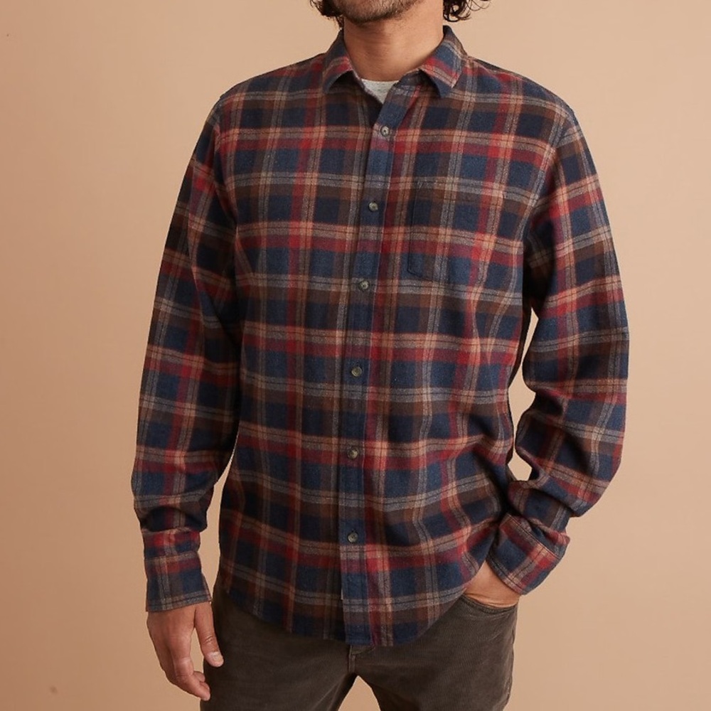 Marine layer Balboa Plaid Shirt Men's